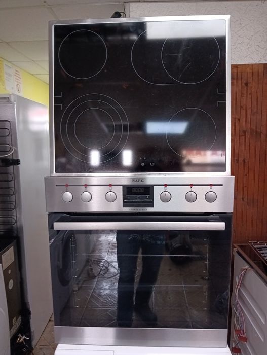 Иноксова печка за вграждане АЕГ Aeg   с две години гаранция!