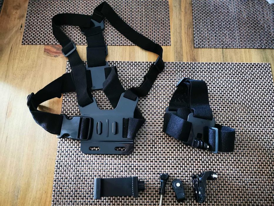 Prindere ham piept + cap suport TELEFON / Gopro / camera insta360