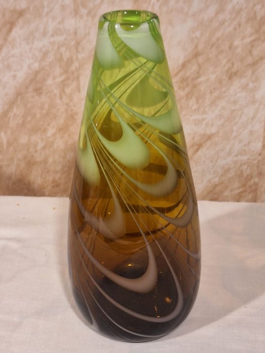 Голяма тежка ваза италия мурано