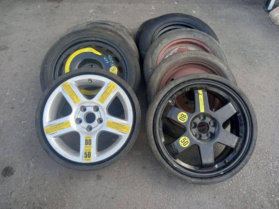 Резервна гума, патерица, патерици 5х112/16 17 18 5х100 4х100 4х108 5х1