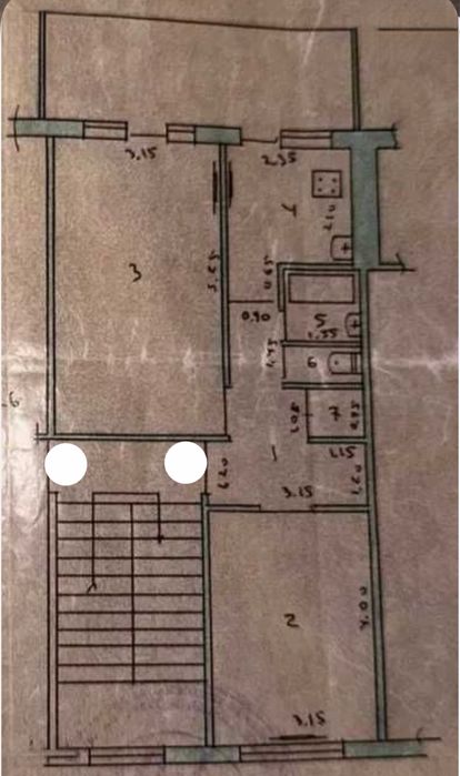 2/1/5 2х6 Эко базар Массив Феруза 57м2