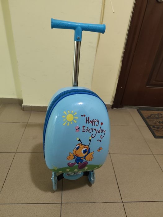 Тротинетка с детски куфар Scooter 2 в 1