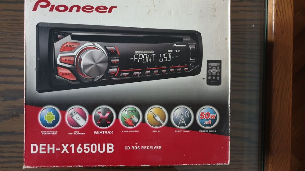 Продается CD магнитола PIONEER DEH X-1650  UB