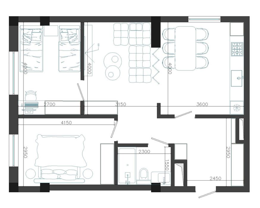 Продается 3х комнатная квартира. Коробка. Жк Паркент Авенью