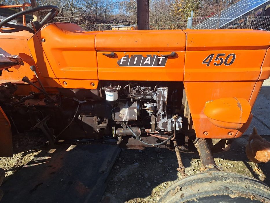 Tractor fiat 450 Adus recent Italia! Acte originale!