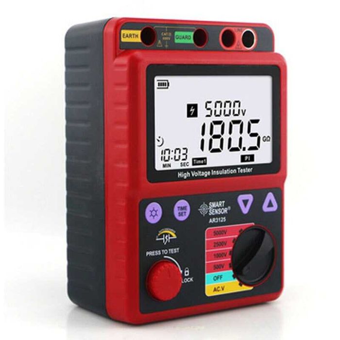 Мегаомметр цифровой до 5000V  
 AR-3125