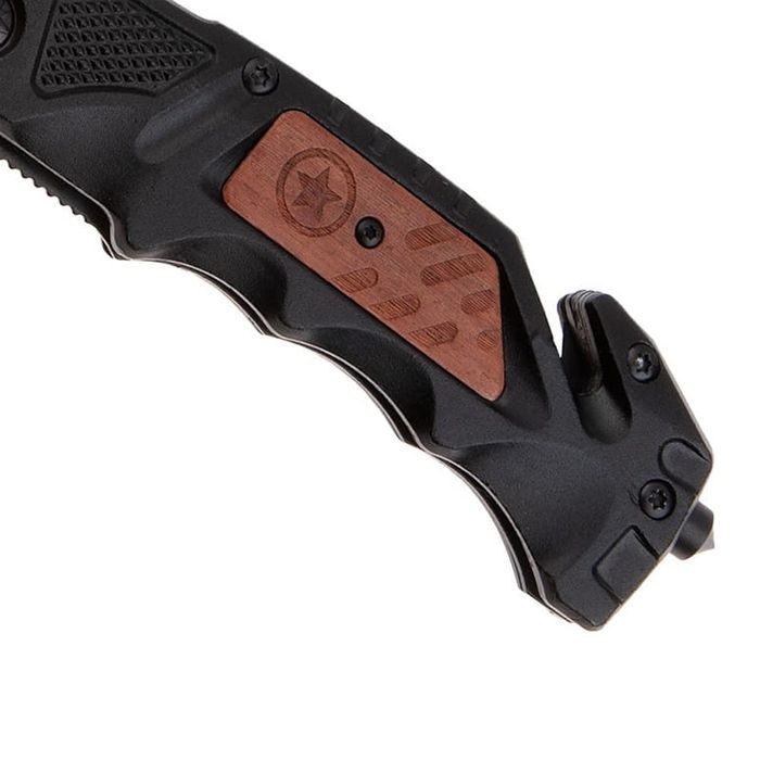 Briceag de vanatoare True Blade, otel inoxidabil, 23 cm, negru