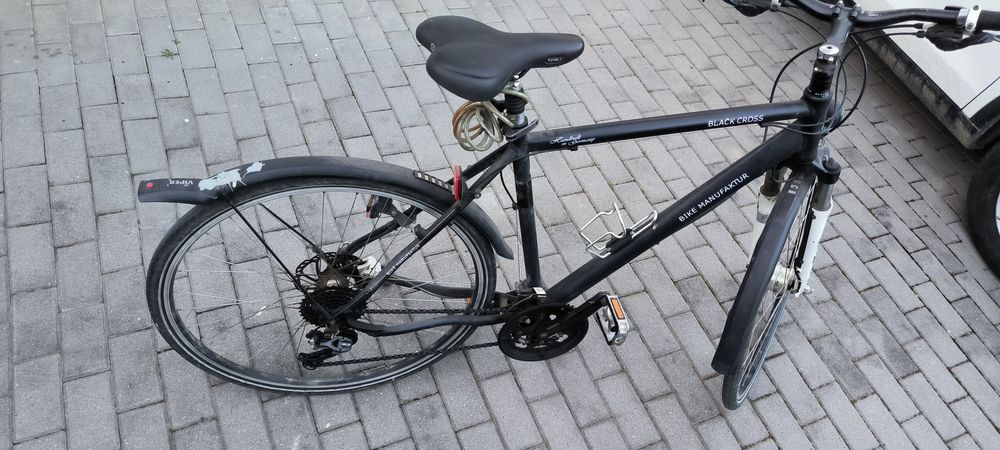 Bicicleta trekking Black Cross mărime L