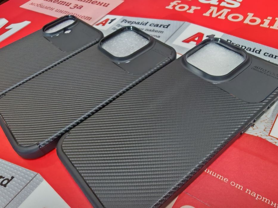 Iphone 16,iPhone 16 Pro,iPhone 16 Pro Max черен гръб различни  модели