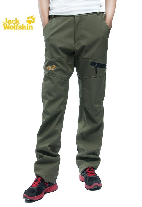 Jack Wolfskin (Германия) штаны теплые Softshell для холодной погоды
