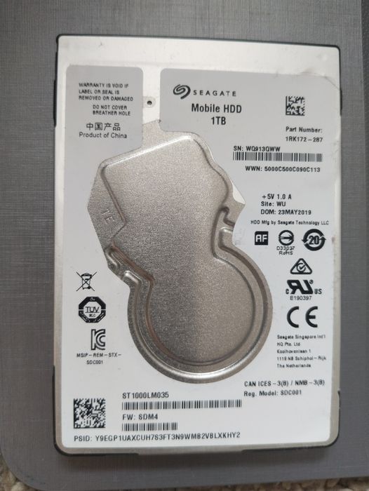 Жёсткий диск Seagate 1000 Gb