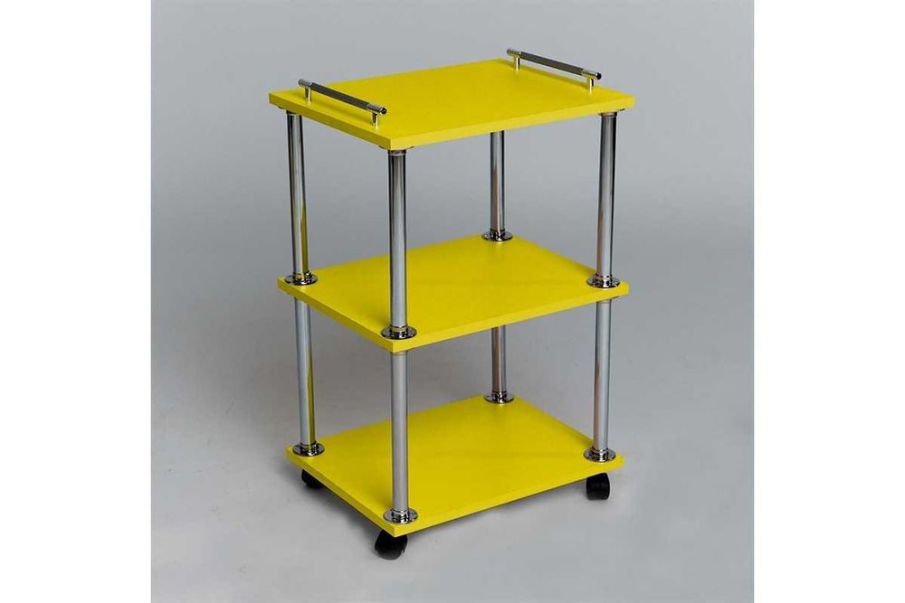 Этажерка помощник с 3 полками, на колесиках (Бесплатная доставка)