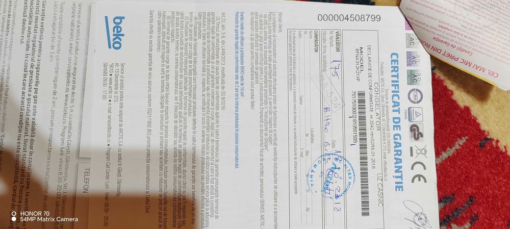 Congelator cu sertare