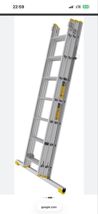 VAND SCARA PROFESIONALA ALUMINIU18M 3tronsoane de 6m