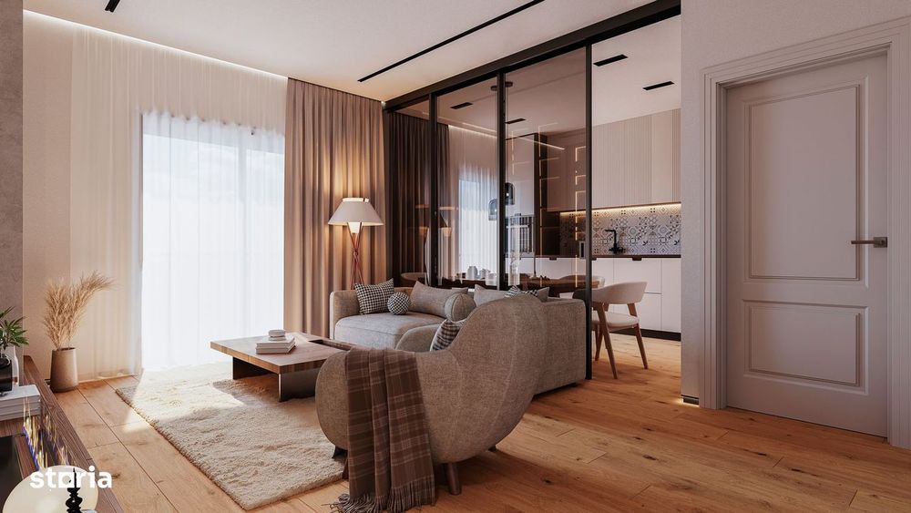 Apartament 3 camere cu balcon 38 m², 2 locuri de parcare-Horizon City — fotografia 3
