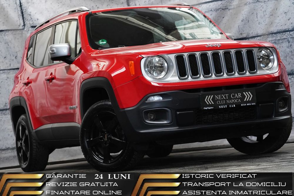 Jeep Renegade GARANTIE 24 LUNI*RATE*4x4*140Cp*Navi*Incalzire scaune*keyless