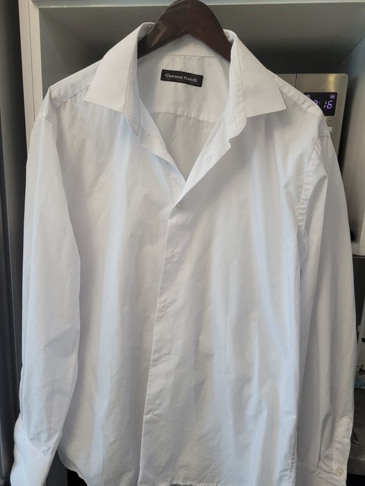 Бяла мъжка риза Giovanni Fratelli