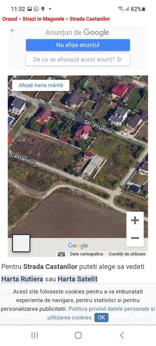 Teren construibil în Cartierul Pomilor