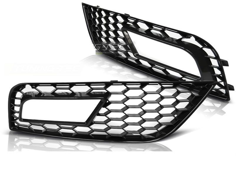 Set grila centrala + grile proiectoare RS look AUDI A4 B8.5 FACELIFT