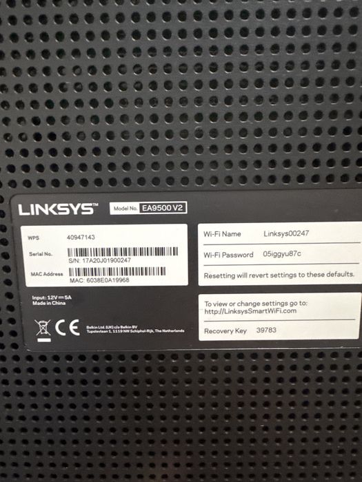 Linksys Max Stream EA9500 AC5400