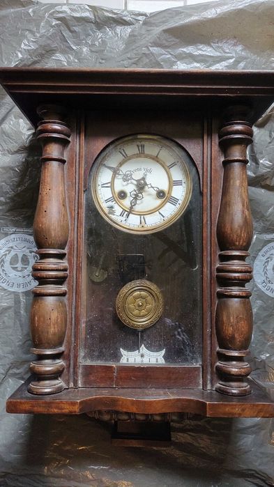 Friedrich Mauthe 1822 1884 Стар стенен часовник старинен часовник