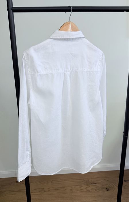 H&M бяла риза 100% лен
