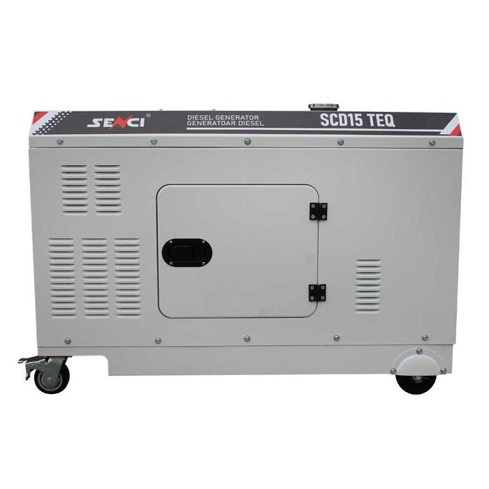 Generator de curent insonorizat Senci SCD15 TEQ putere max 15kVA 230V/400V, Diesel, cu panou ATS inclus
