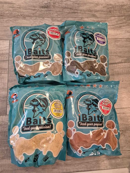 Pachet 9 pungi nada + 6 cutii wafters iBaits pescuit Feeder