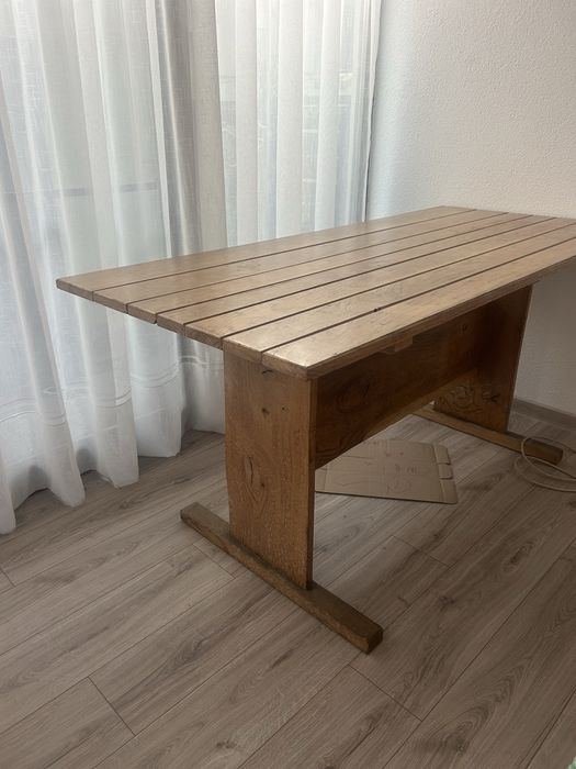 Masa si banci de stejar