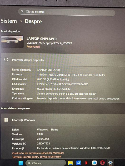 Asus Vivobook laptop