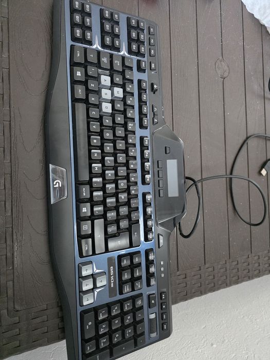 Tastatură gaming Logitech G510s – iluminare RGB, display LCD, taste macro G – stare foarte bună