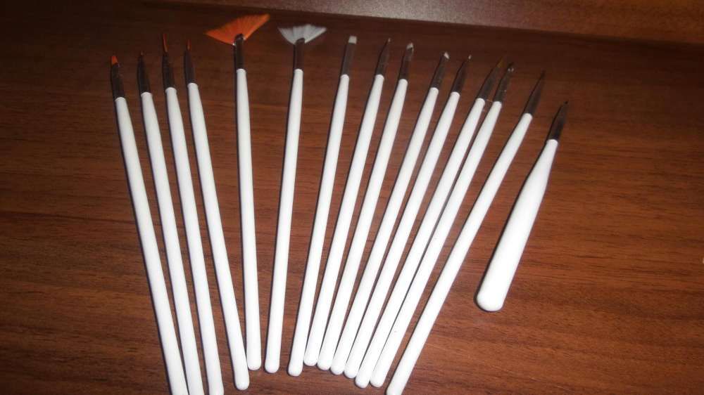 Кисти, набор (15 шт.)