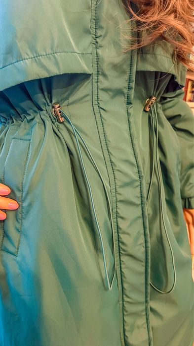 Дълга парка с качулка