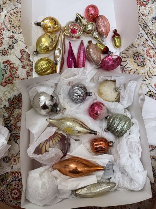 Советские игрушки для елочки