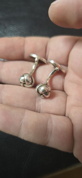 Butoni din argint masiv