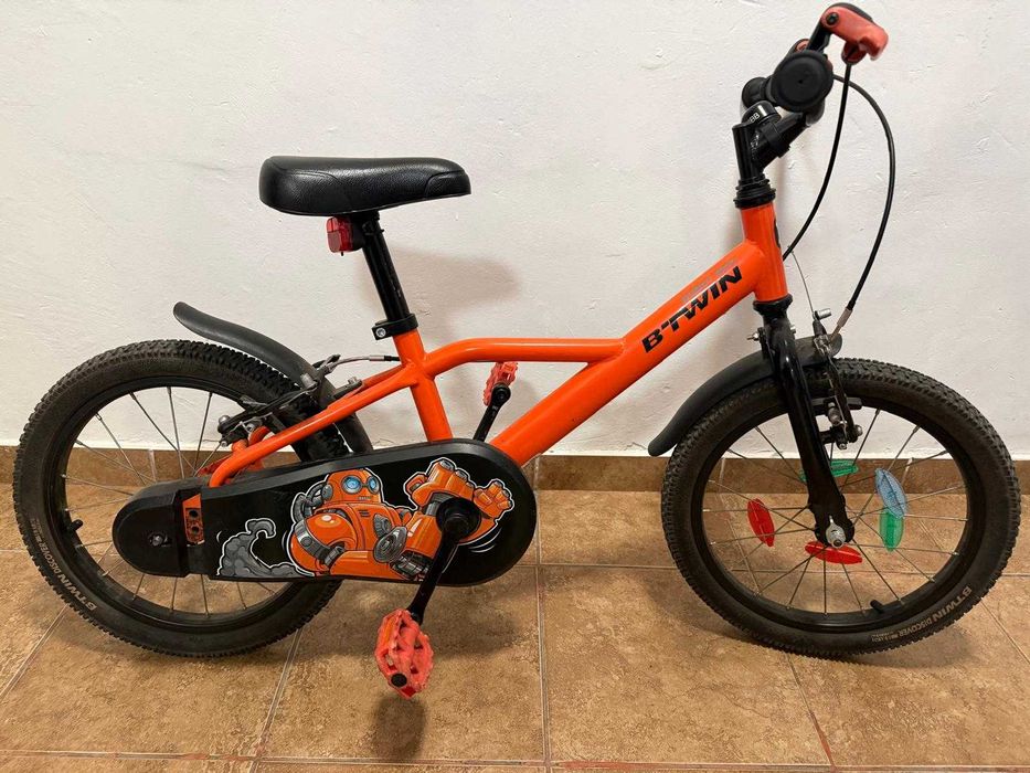 Bicicleta 16 Inch 4-6 Ani 500 ROBOT B'TWIN