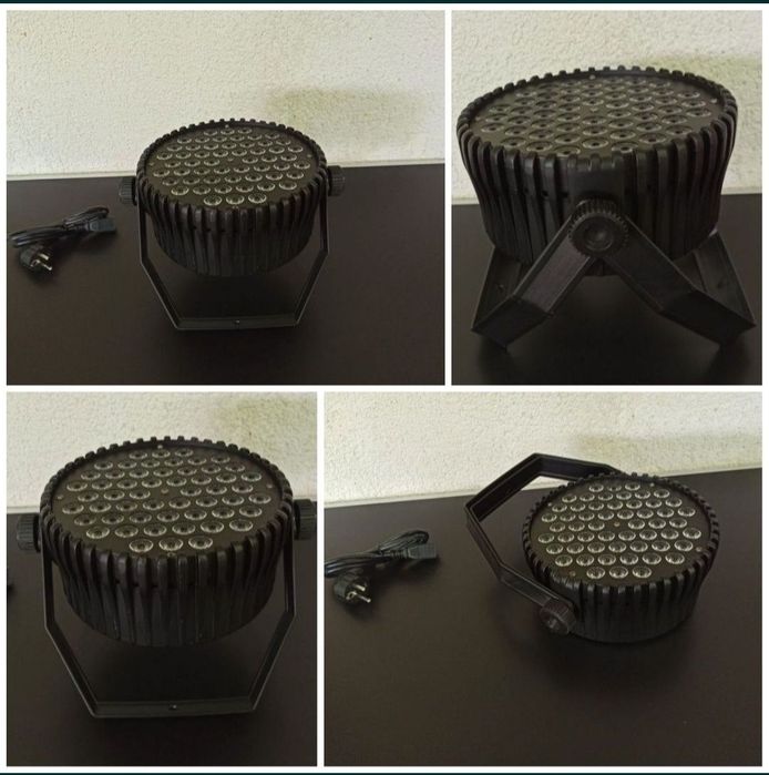 lumini rgb par led 54 x 3 w DMX slim petrecere disco arhitectura