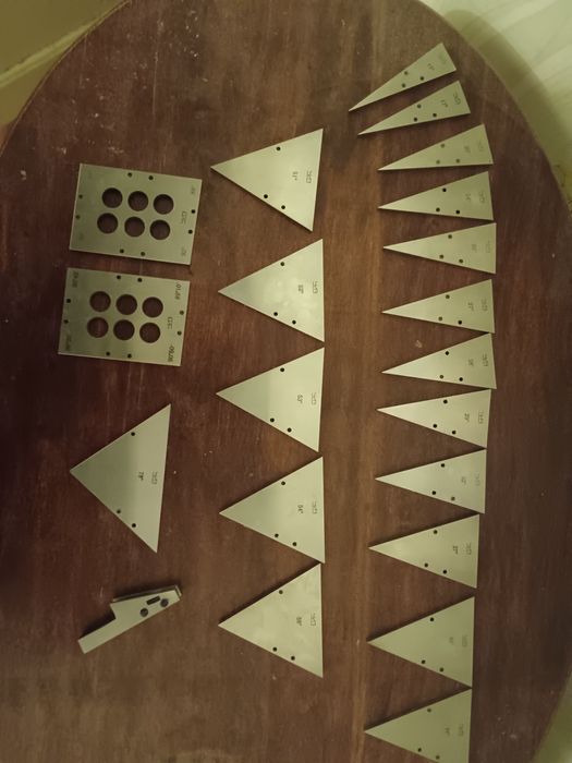 Наборы угловых мер МУ 1 и 2 классов точности