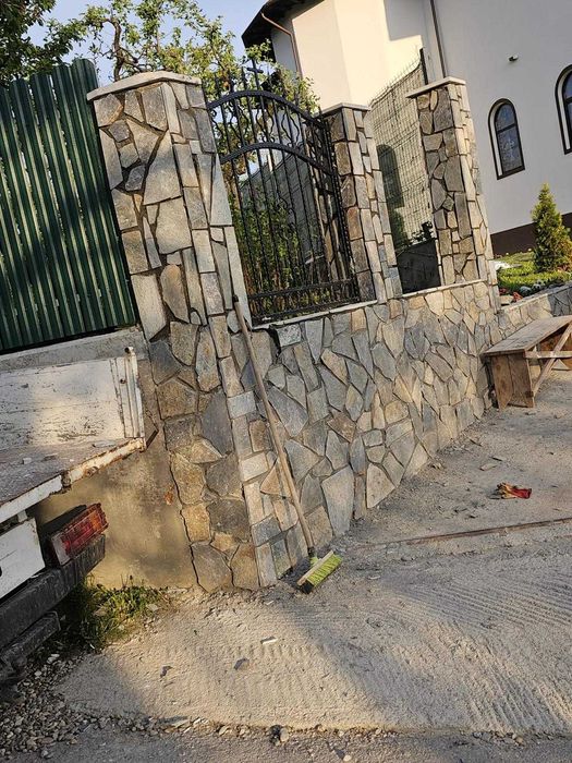 Amenajare cu piatră - Montajul este inclus în preț