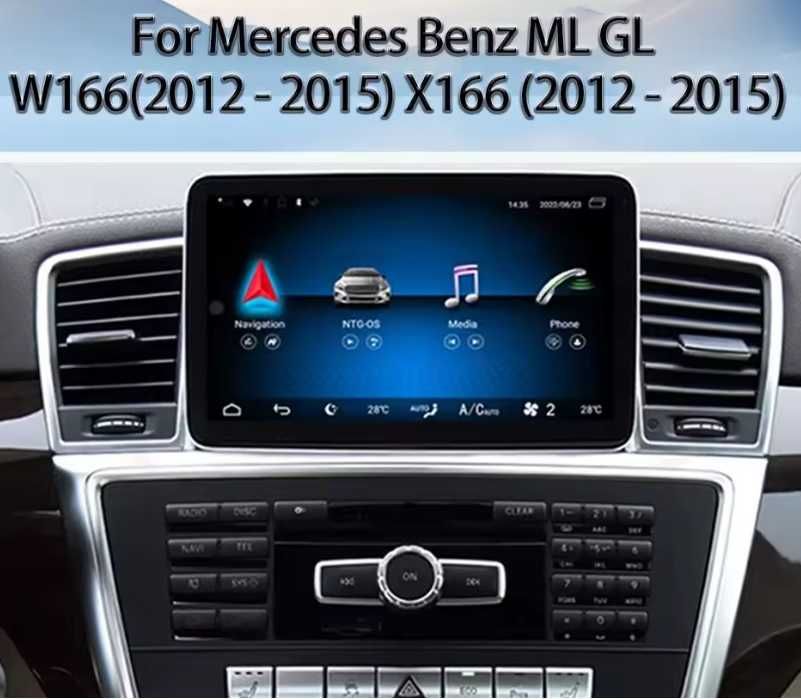 Мултимедия за Mercedes Benz ML GL W166 X166 навигация Android 2DIN