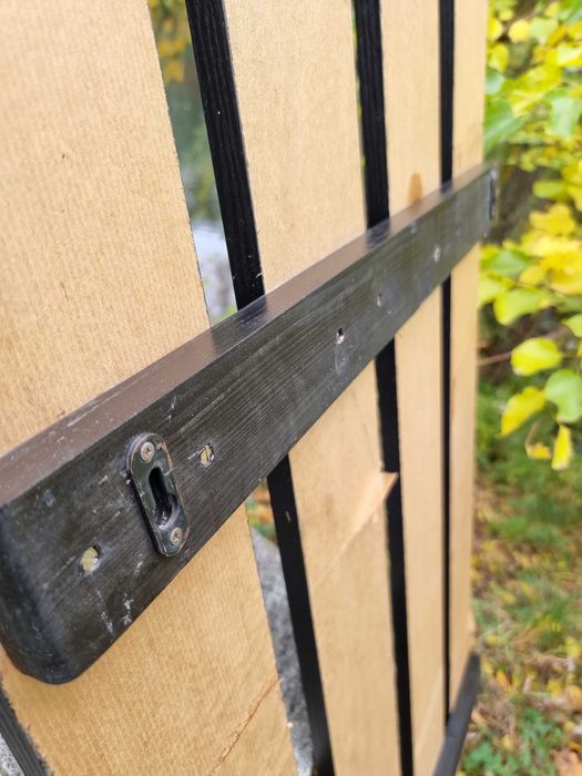 Mobila set 3 piese mobilier 1x CUIER + 2x OGLINZI MARI - culoare WENGE