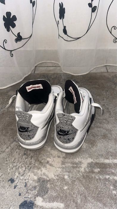 Jordan 4 white cement