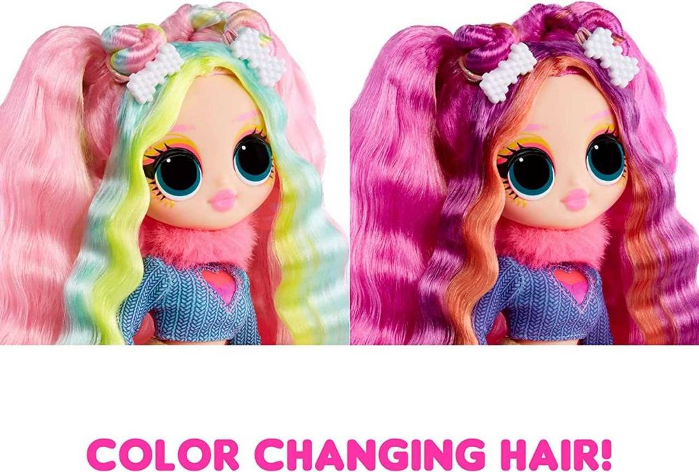 Кукла LOL Surprise OMG Sunshine Makeover Bubblegum DJ 2023 Меняет цвет