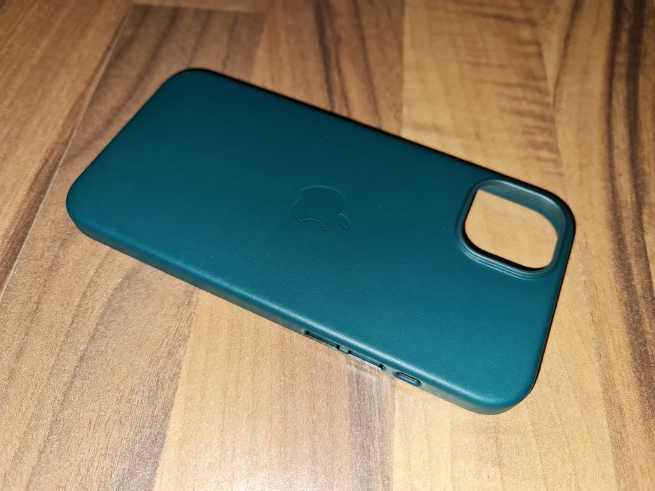 Husa piele originala Apple Leather Case Magsafe iPhone 14 Plus