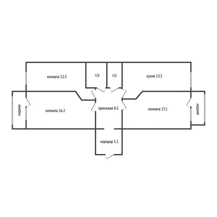 Продажа 3-комнатной квартиры
