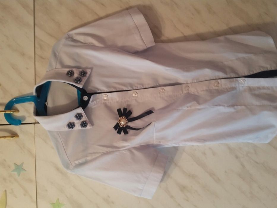 Блузки школьные на девочку