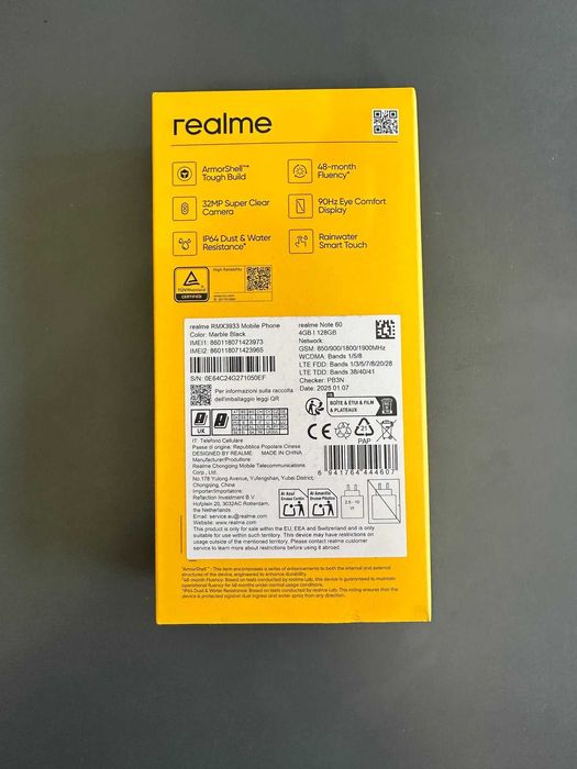 Realme Note 60 RAM 4GB / 128GB Blue