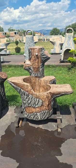 Градинска мивка от щампован бетон