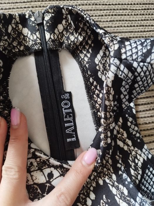 Рокля Laleto в змийска шарка