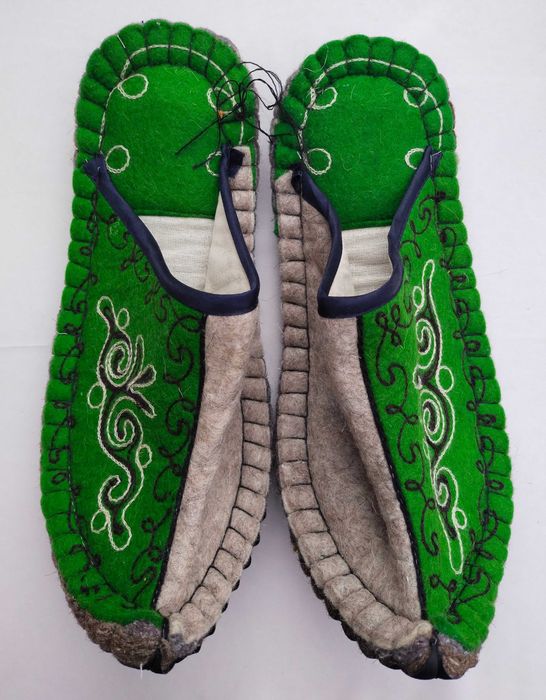 Тапочки из войлока
